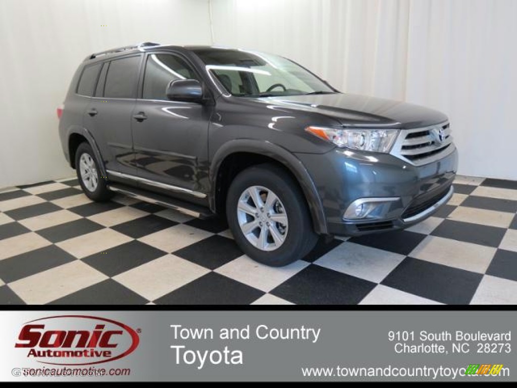 2013 Highlander V6 4WD - Magnetic Gray Metallic / Ash photo #1