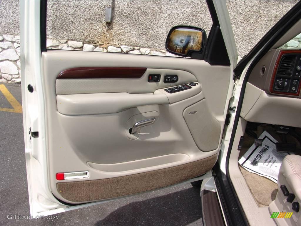 2002 Escalade EXT AWD - White Diamond / Shale photo #11