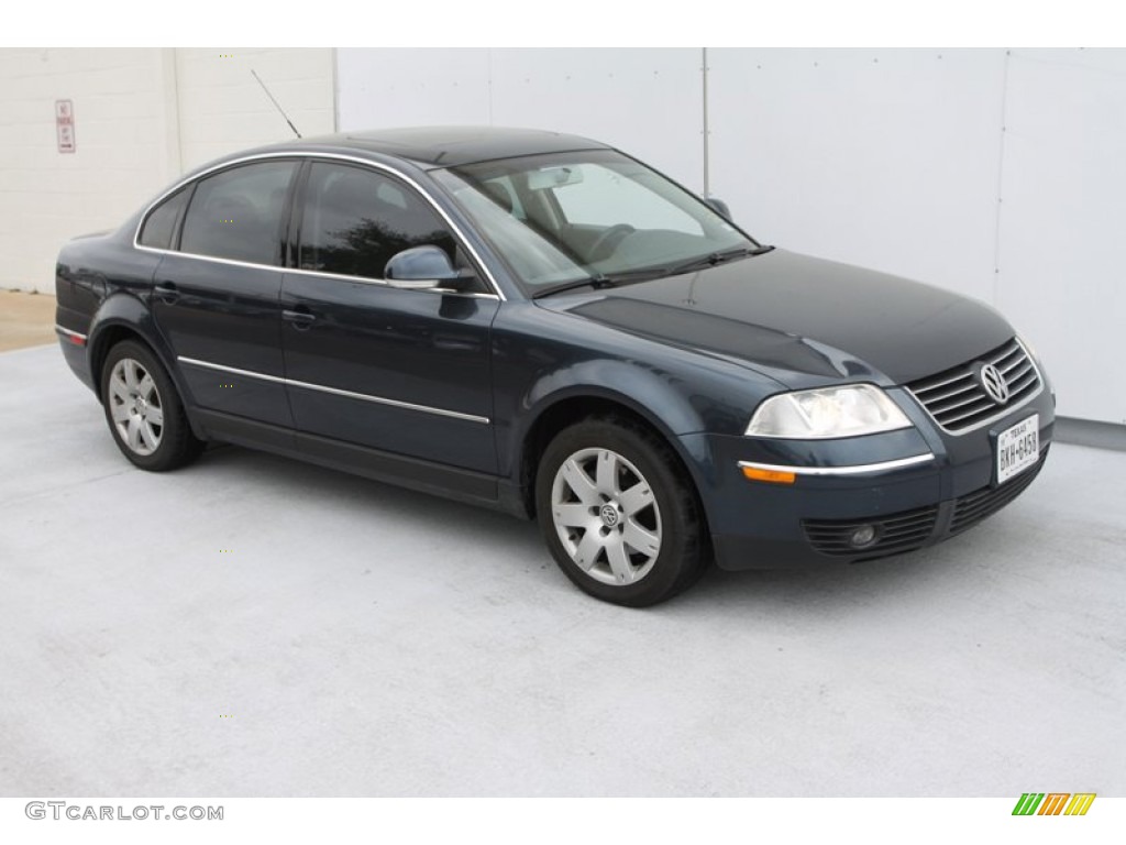 2005 Passat GLS 1.8T Sedan - Shadow Blue Metallic / Anthracite photo #2