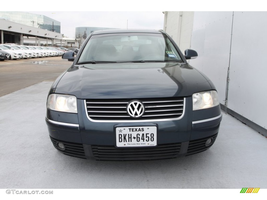 2005 Passat GLS 1.8T Sedan - Shadow Blue Metallic / Anthracite photo #3