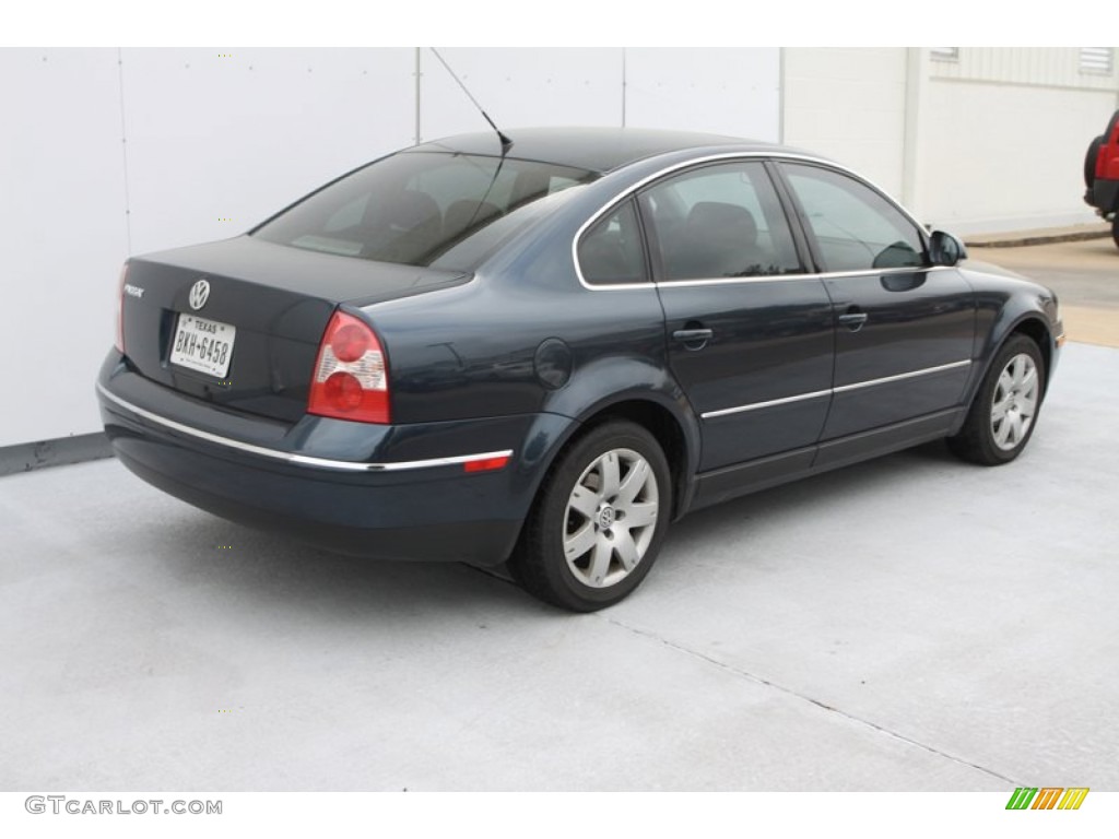 2005 Passat GLS 1.8T Sedan - Shadow Blue Metallic / Anthracite photo #5