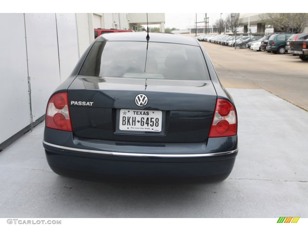 2005 Passat GLS 1.8T Sedan - Shadow Blue Metallic / Anthracite photo #6