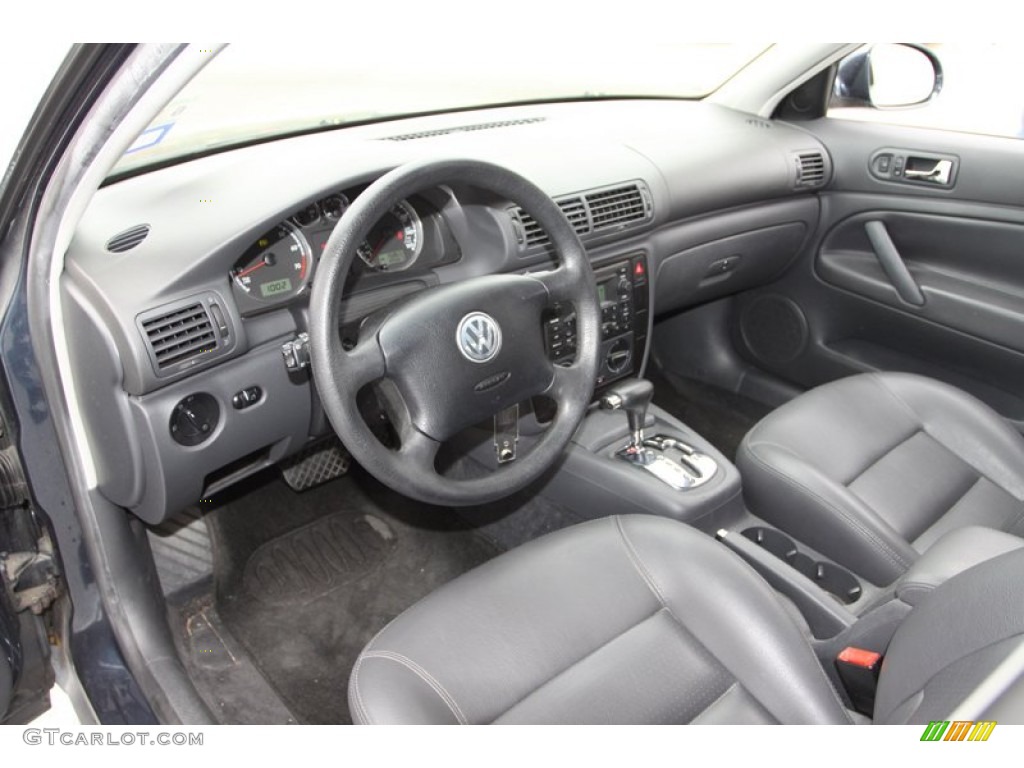 Anthracite Interior 2005 Volkswagen Passat GLS 1.8T Sedan Photo #78569258