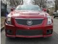 2012 Crystal Red Tintcoat Cadillac CTS -V Coupe  photo #2