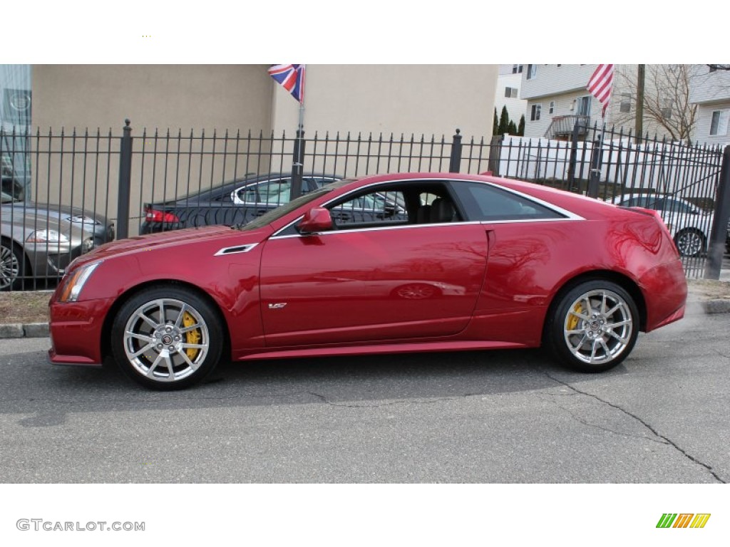 Crystal Red Tintcoat 2012 Cadillac CTS -V Coupe Exterior Photo #78569470