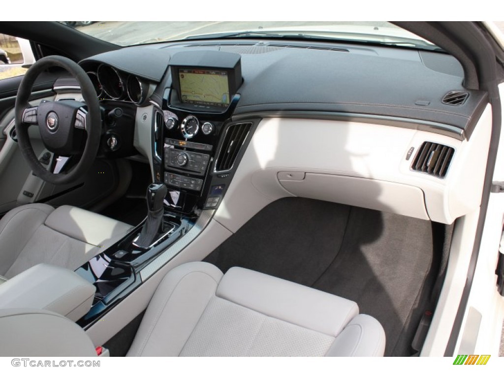 2011 Cadillac CTS -V Coupe Light Titanium/Ebony Dashboard Photo #78570617