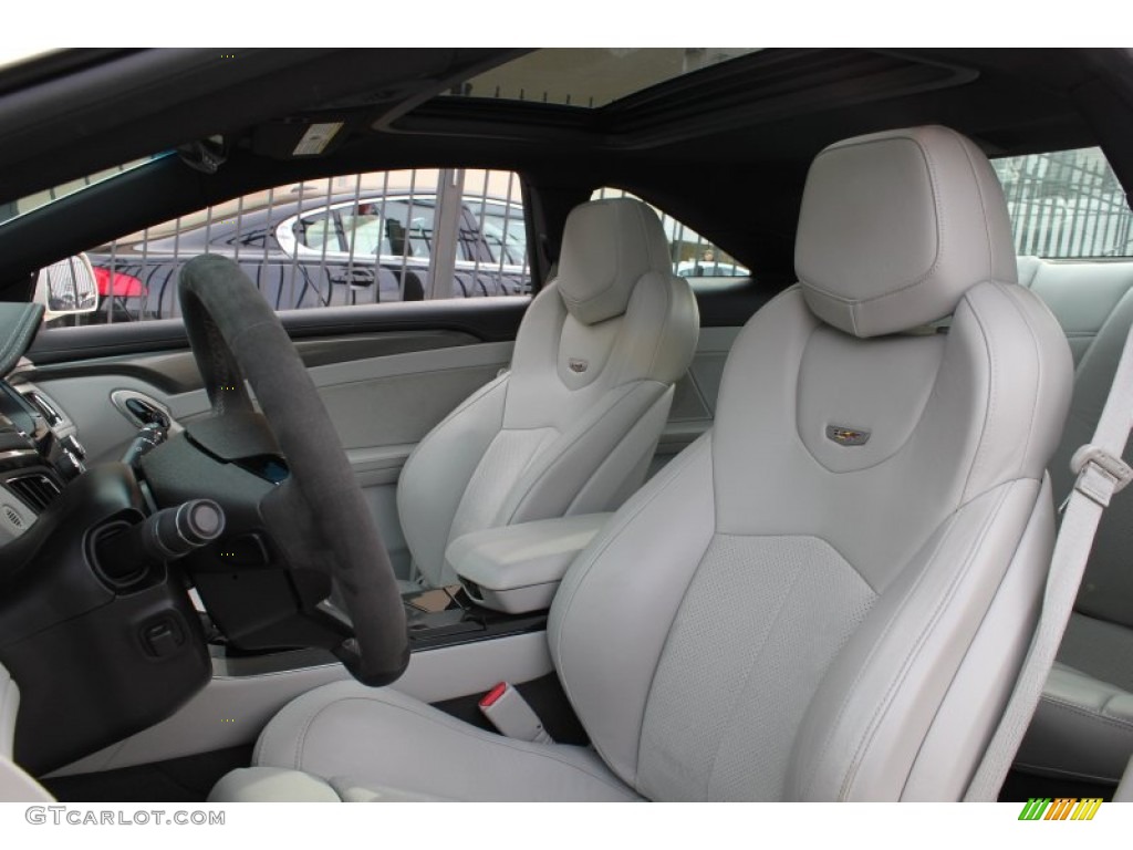 Light Titanium/Ebony Interior 2011 Cadillac CTS -V Coupe Photo #78570692
