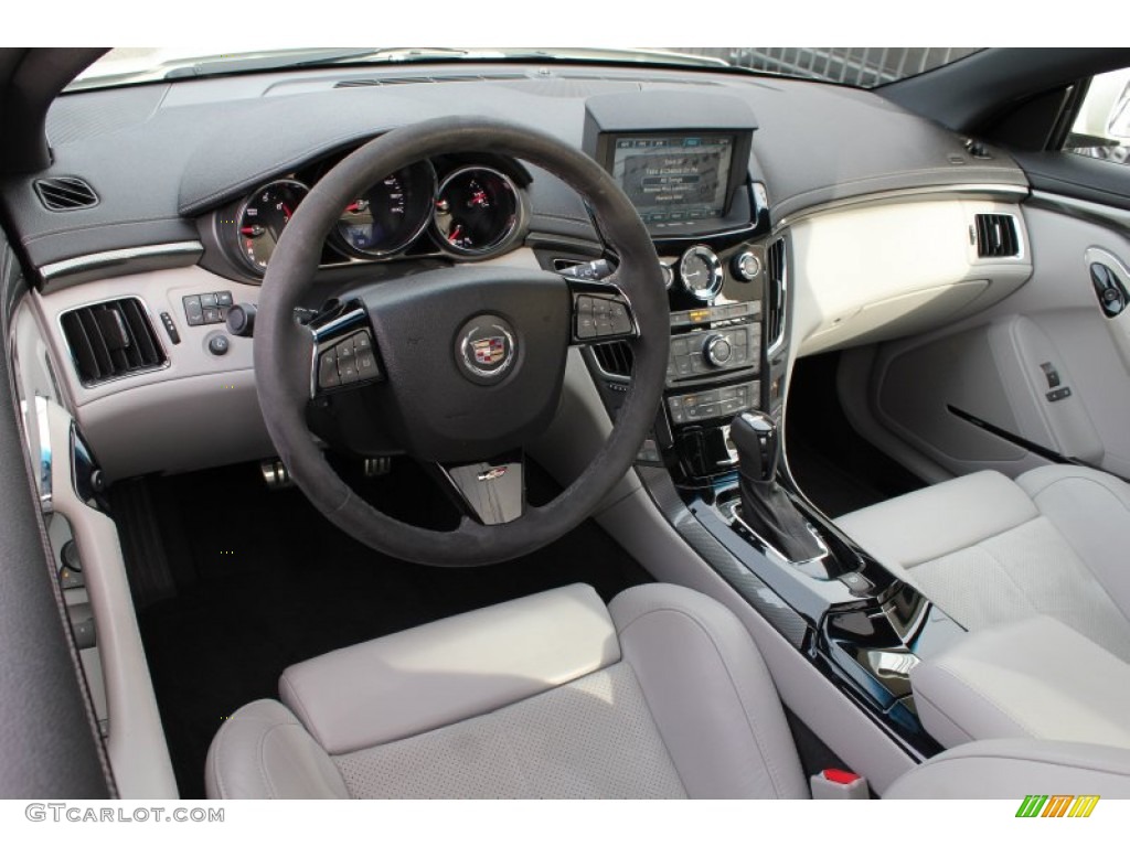 Light Titanium/Ebony Interior 2011 Cadillac CTS -V Coupe Photo #78570845
