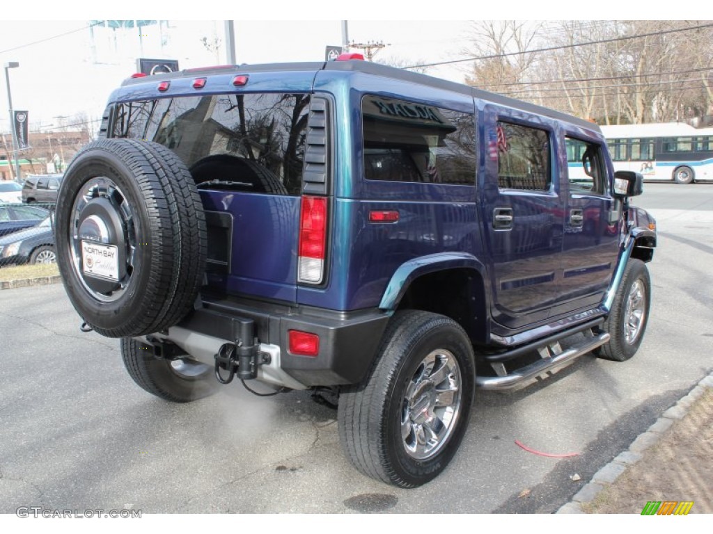 2008 H2 SUV - Limited Edition Ultra Marine / Ebony Black photo #6