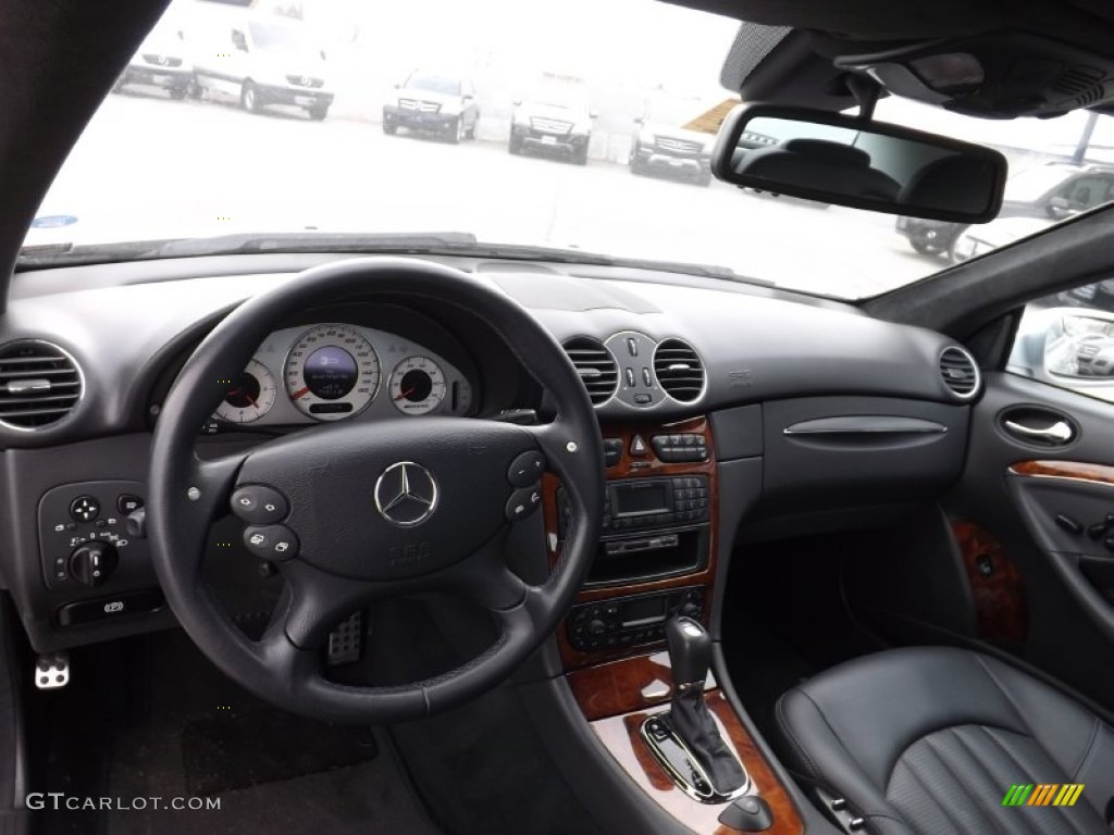 2004 Mercedes-Benz CLK 55 AMG Cabriolet Charcoal Dashboard Photo #78571337