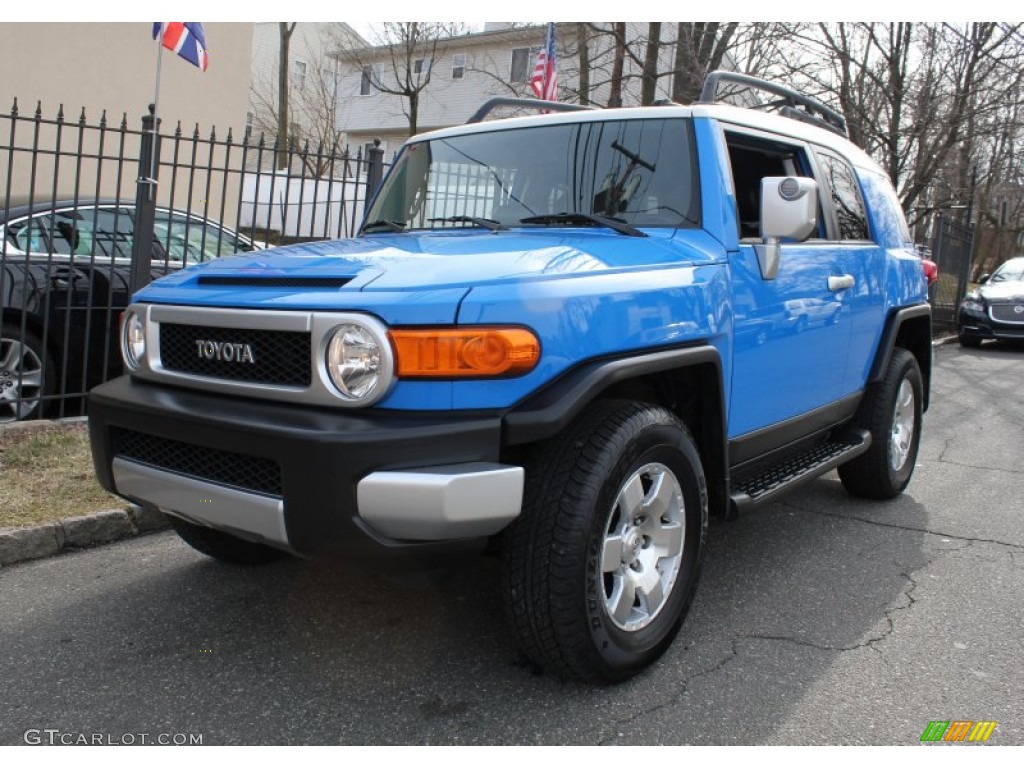 Voodoo Blue 2007 Toyota FJ Cruiser 4WD Exterior Photo #78571496
