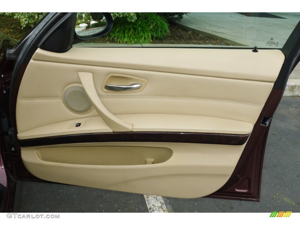 2007 3 Series 328i Sedan - Barrique Red Metallic / Beige photo #10