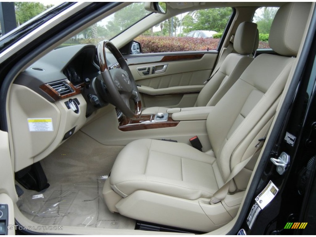 Almond/Mocha Interior 2012 Mercedes-Benz E 350 Sedan Photo #78573623