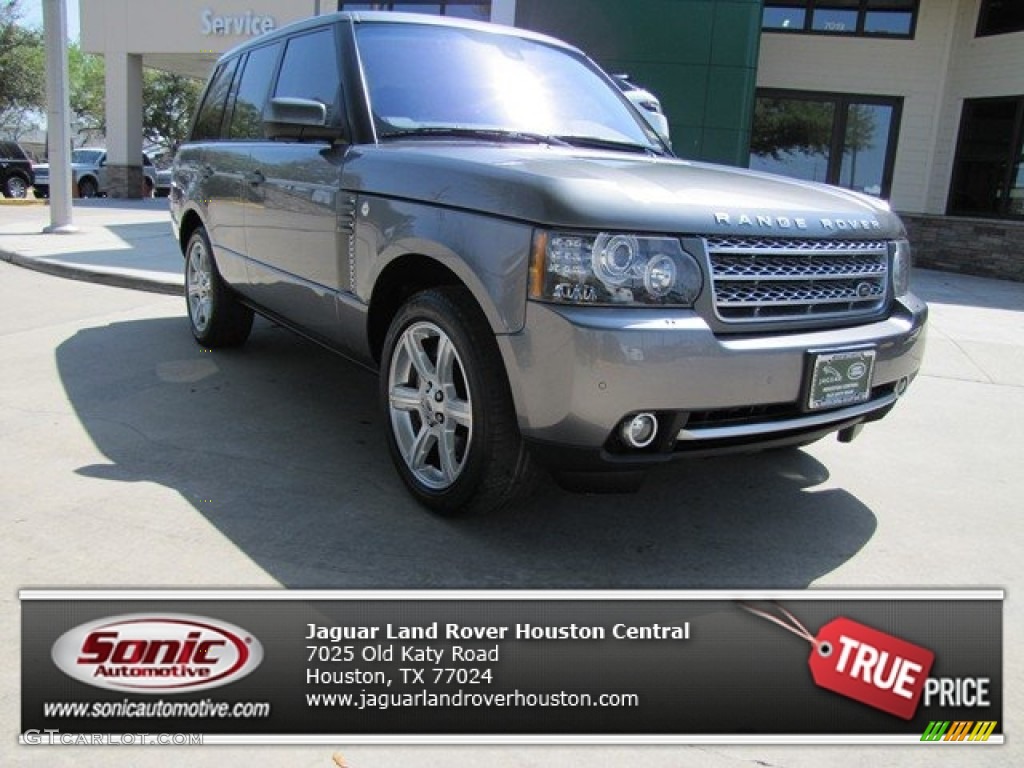 2011 Range Rover Supercharged - Stornoway Grey Metallic / Jet Black/Jet Black photo #1