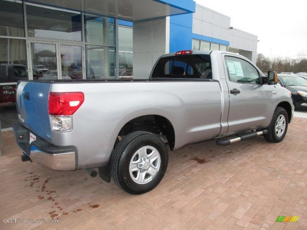 2010 Tundra Regular Cab 4x4 - Silver Sky Metallic / Black photo #11