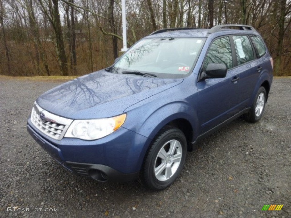 Marine Blue Metallic 2011 Subaru Forester 2.5 X Exterior Photo #78573988