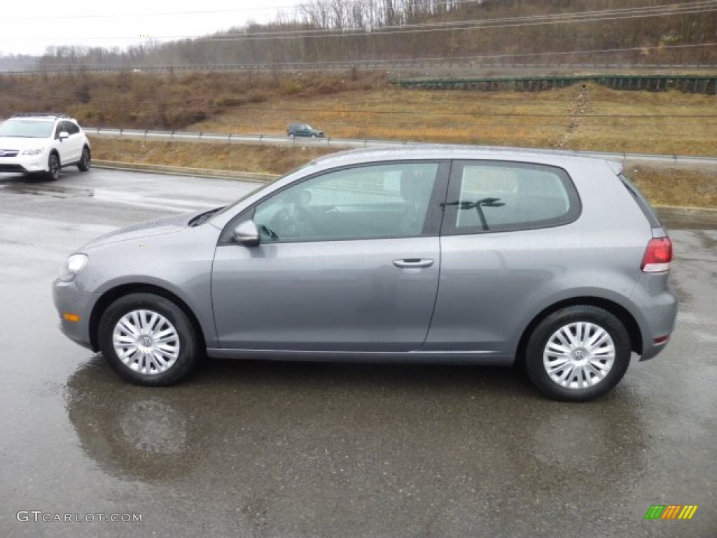 United Gray Metallic 2010 Volkswagen Golf 2 Door Exterior Photo #78574316