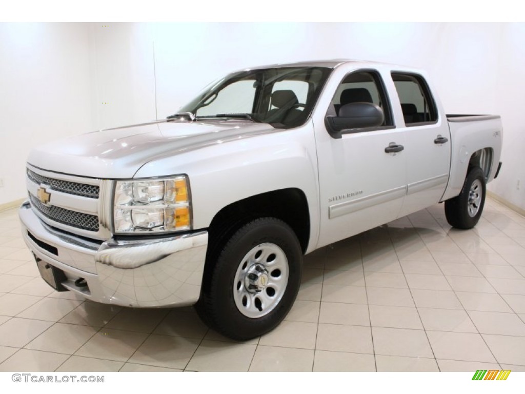 Silver Ice Metallic 2012 Chevrolet Silverado 1500 LT Crew Cab 4x4 Exterior Photo #78574758
