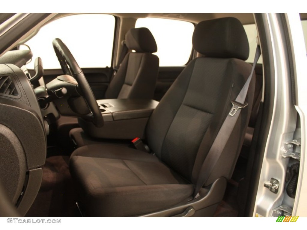 Ebony Interior 2012 Chevrolet Silverado 1500 LT Crew Cab 4x4 Photo #78574785