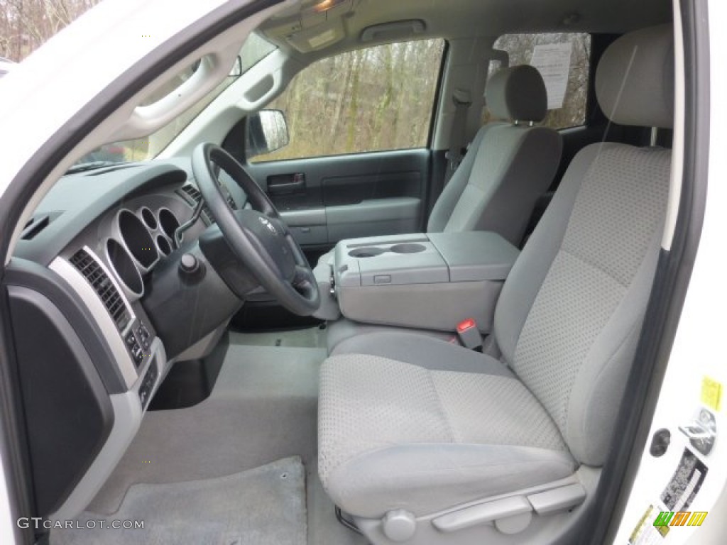 Graphite Gray Interior 2011 Toyota Tundra Double Cab 4x4 Photo #78574800