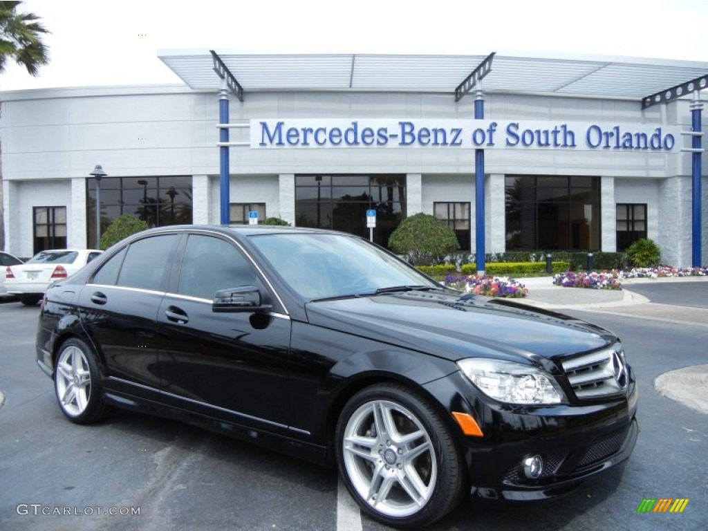 2010 C 350 Sport - Black / Almond/Mocha photo #1