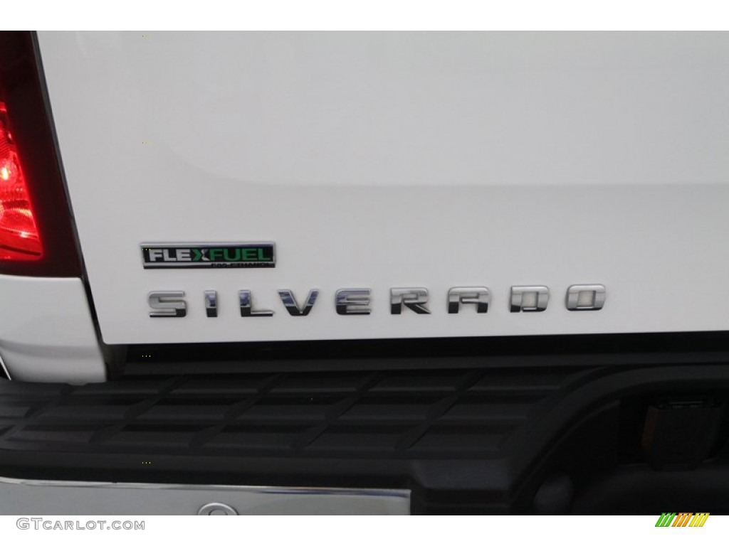 2011 Silverado 1500 LTZ Crew Cab 4x4 - Summit White / Light Titanium/Dark Titanium photo #12