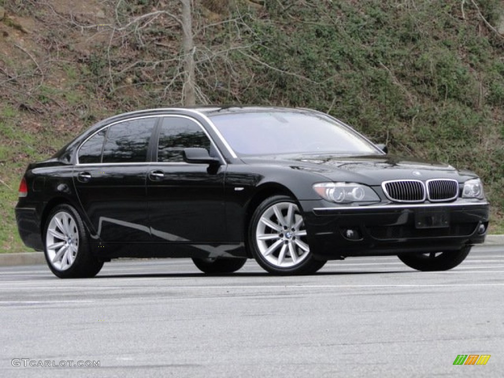 Jet Black 2007 BMW 7 Series 750Li Sedan Exterior Photo #78575351