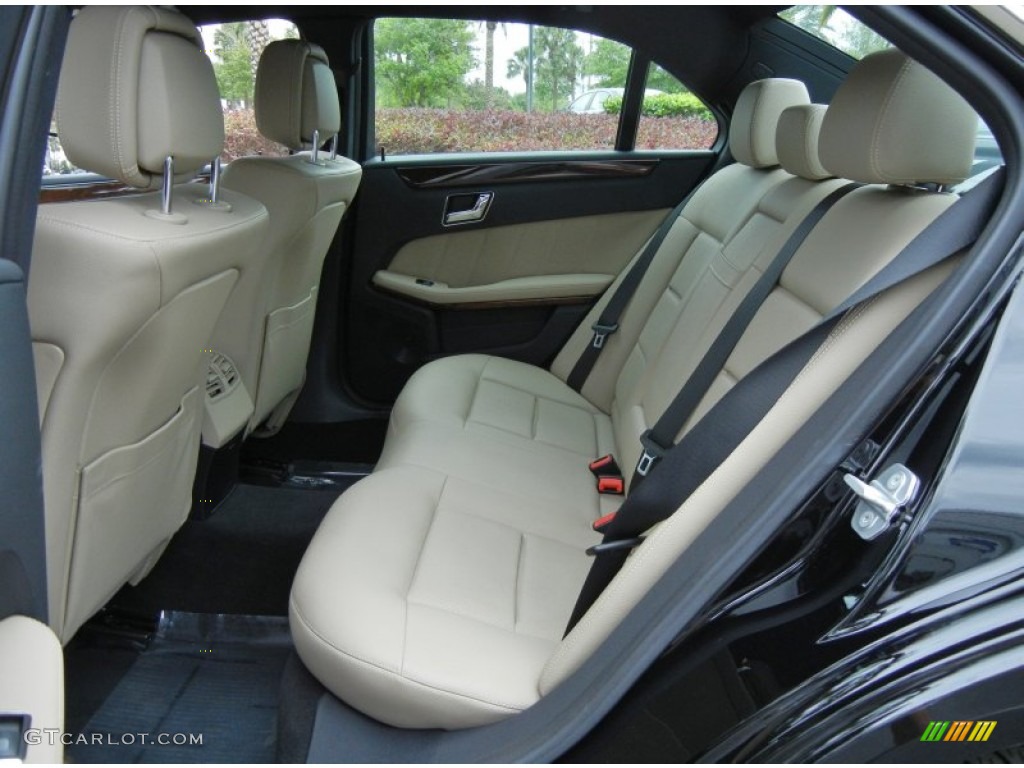Almond Beige Interior 2010 Mercedes-Benz E 350 Sedan Photo #78575834