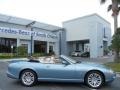 2006 Frost Blue Metallic Jaguar XK XK8 Convertible  photo #9