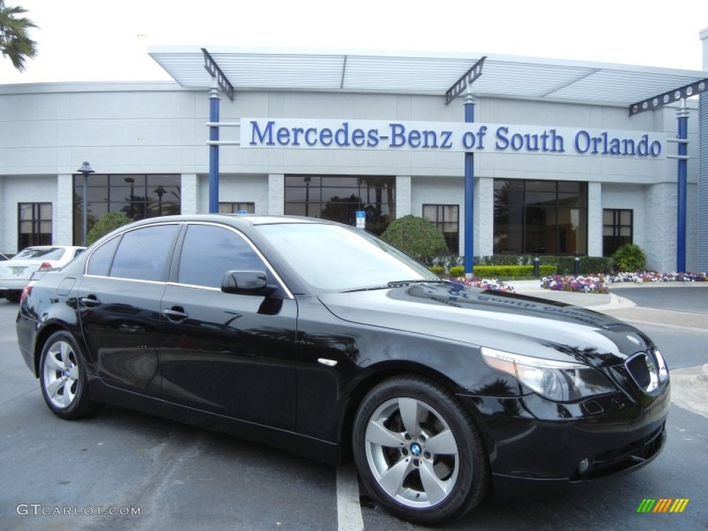 Jet Black BMW 5 Series