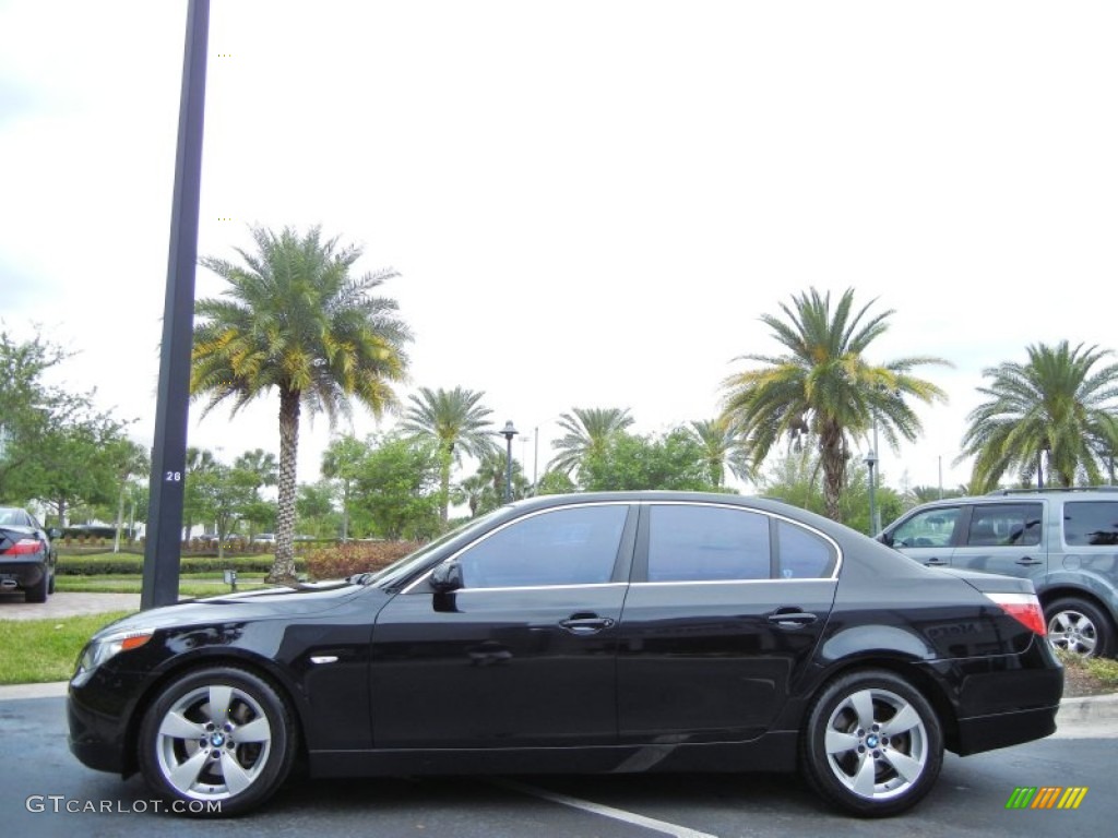 Jet Black 2005 BMW 5 Series 525i Sedan Exterior Photo #78577440