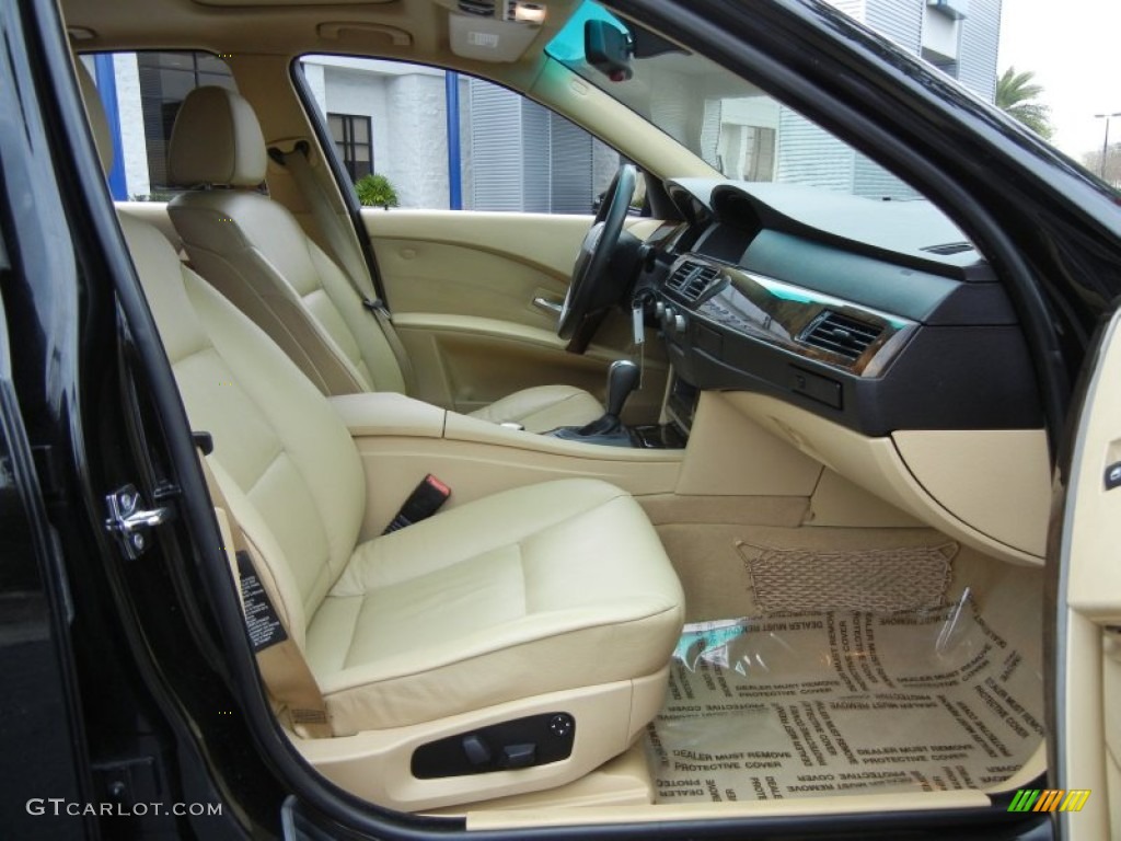 Beige Interior 2005 BMW 5 Series 525i Sedan Photo #78577684