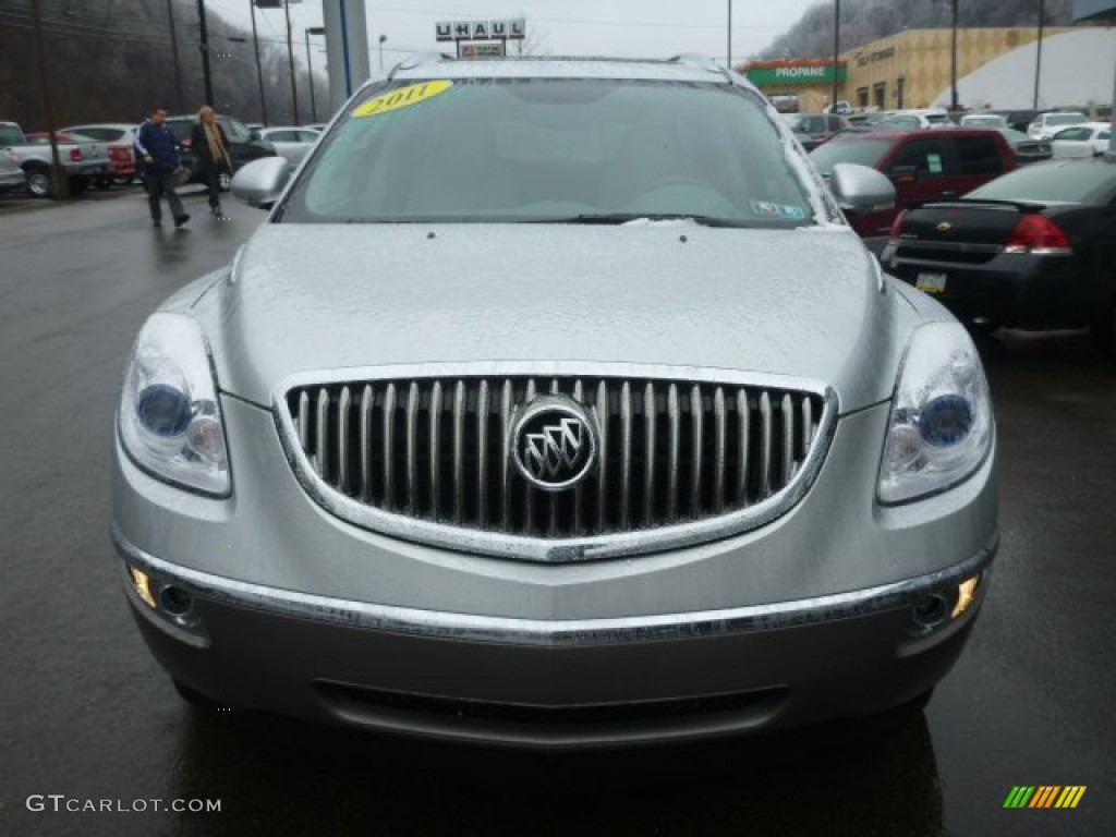 2011 Enclave CXL AWD - Quicksilver Metallic / Titanium/Dark Titanium photo #7