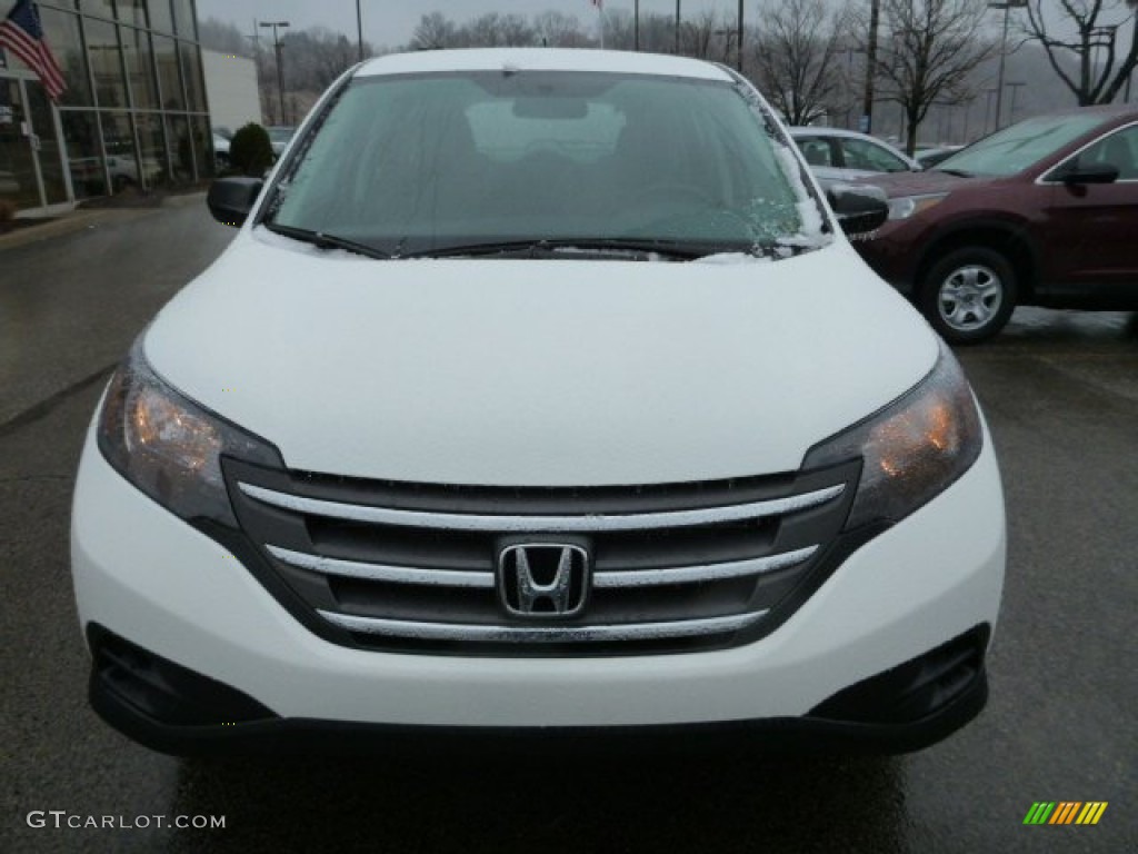 2012 CR-V LX 4WD - Taffeta White / Gray photo #8