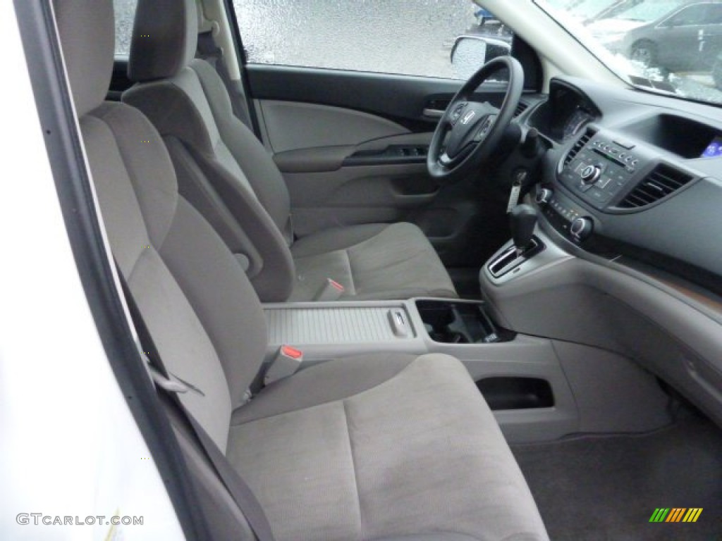2012 CR-V LX 4WD - Taffeta White / Gray photo #10