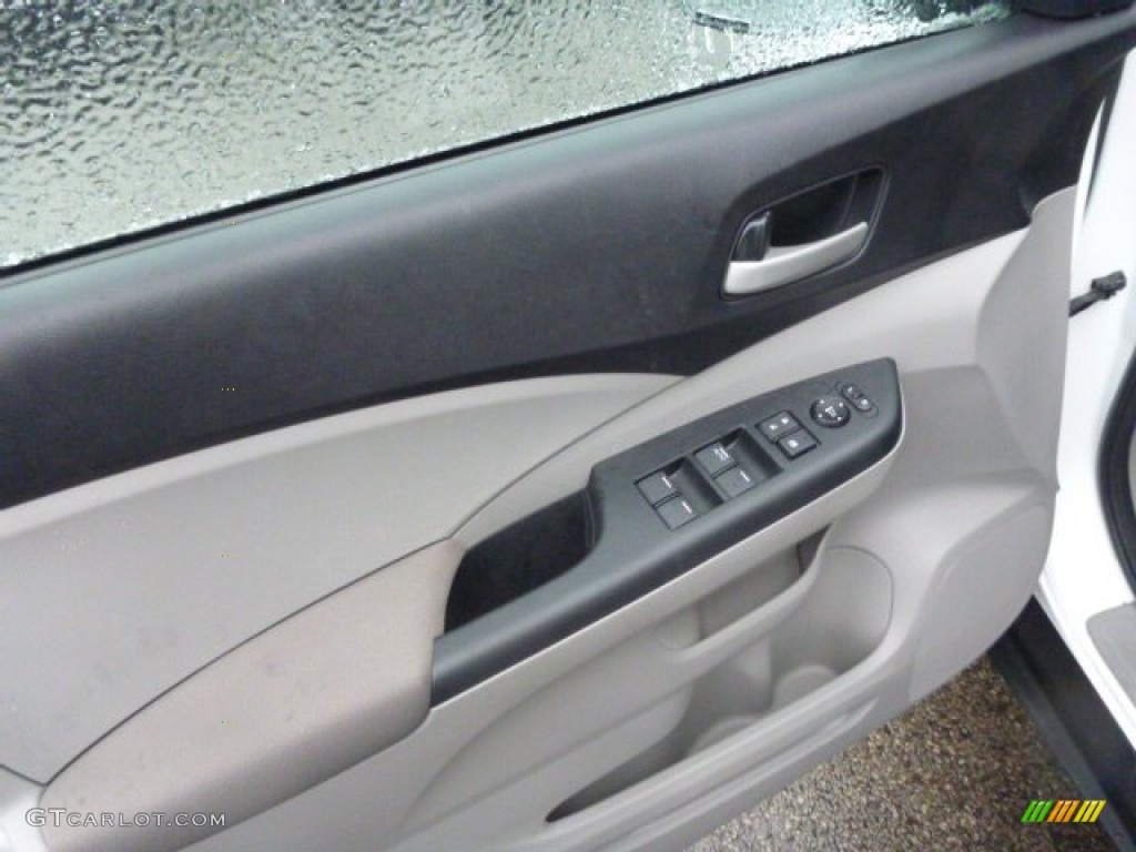 2012 CR-V LX 4WD - Taffeta White / Gray photo #19