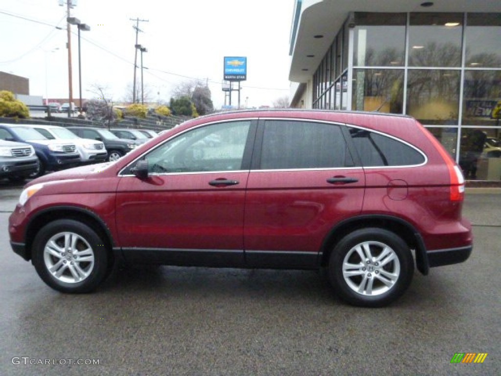 2011 CR-V SE 4WD - Tango Red Pearl / Gray photo #2