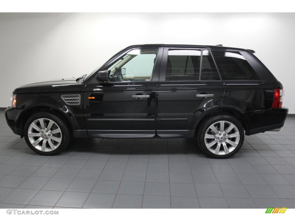 2007 Range Rover Sport Supercharged - Java Black Pearl / Alpaca Beige photo #2