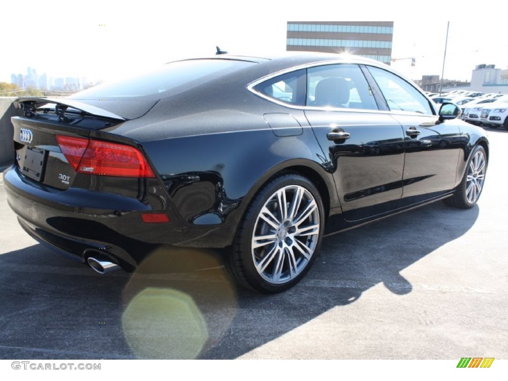 Brilliant Black 2013 Audi A7 3.0T quattro Premium Plus Exterior Photo #78578762