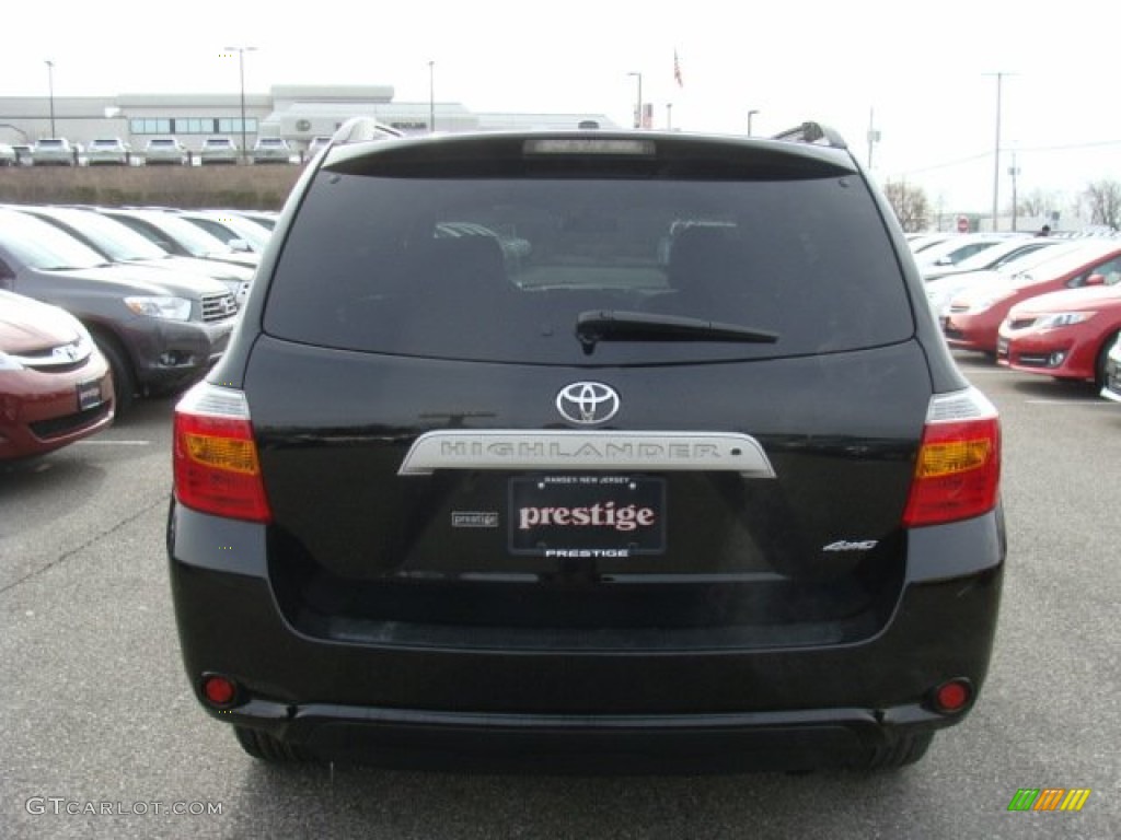 2010 Highlander SE 4WD - Black / Black photo #5