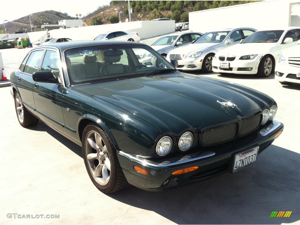 2003 XJ XJR - British Racing Green / Cashmere photo #1