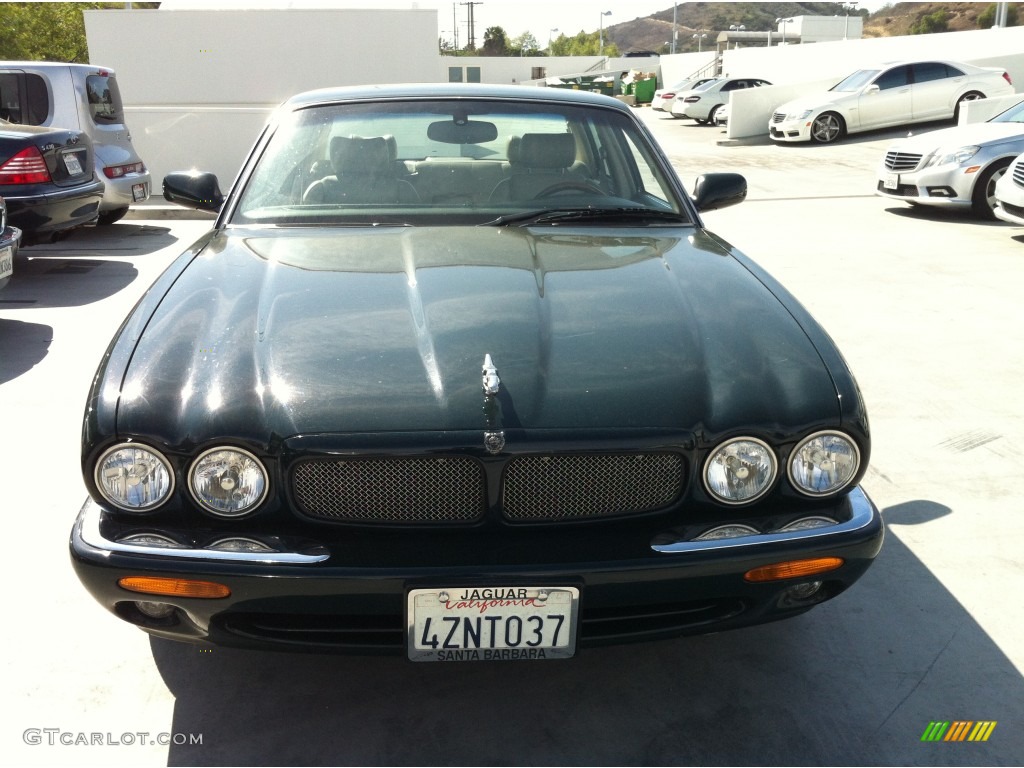 2003 XJ XJR - British Racing Green / Cashmere photo #2