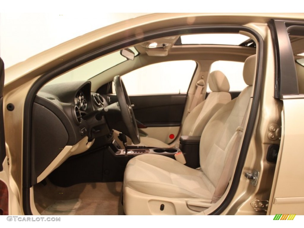 Light Taupe Interior 2006 Pontiac G6 V6 Sedan Photo #78579881