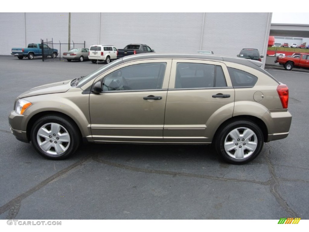 Light Khaki Metallic 2007 Dodge Caliber SXT Exterior Photo #78579908