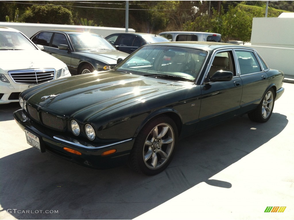 2003 XJ XJR - British Racing Green / Cashmere photo #3