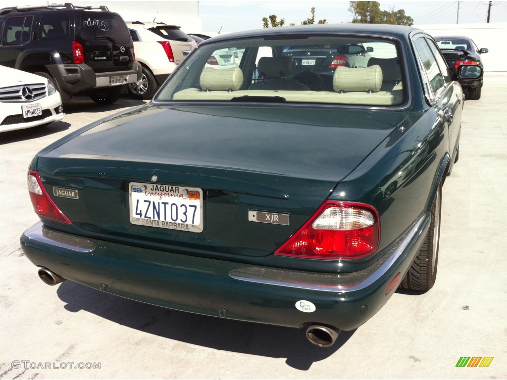 2003 XJ XJR - British Racing Green / Cashmere photo #5