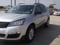 2013 Silver Ice Metallic Chevrolet Traverse LS  photo #2