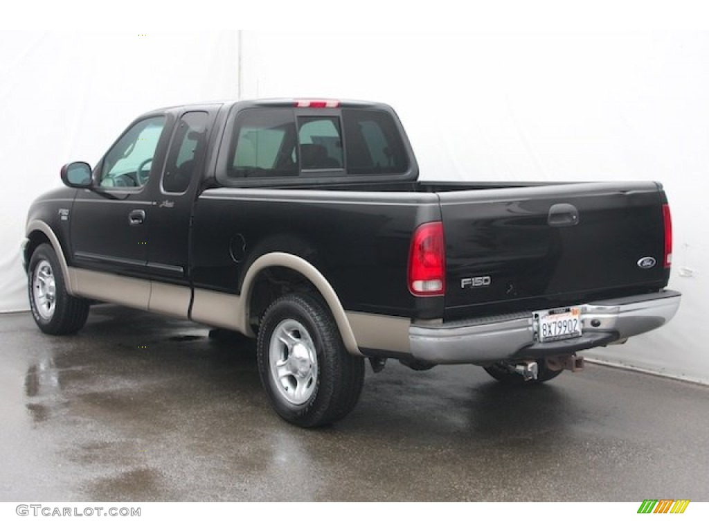 Black 2001 Ford F150 Lariat SuperCab Exterior Photo #78581243
