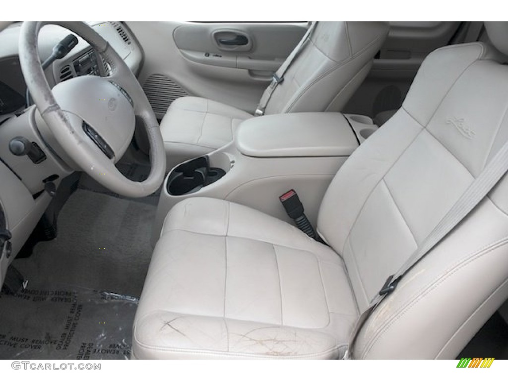 Medium Graphite Interior 2001 Ford F150 Lariat SuperCab Photo #78581254