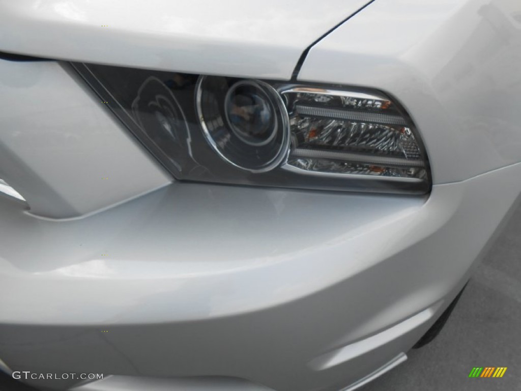 2013 Mustang V6 Coupe - Ingot Silver Metallic / Charcoal Black photo #9